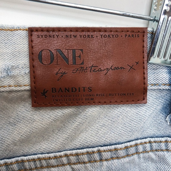 One Teaspoon Light Blue Jean Shorts - Picture 4 of 8